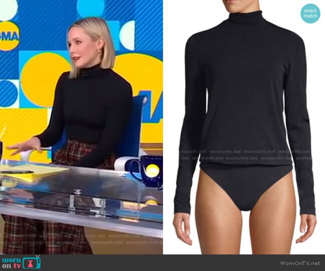 Wolford Turtleneck Thong Bodysuit