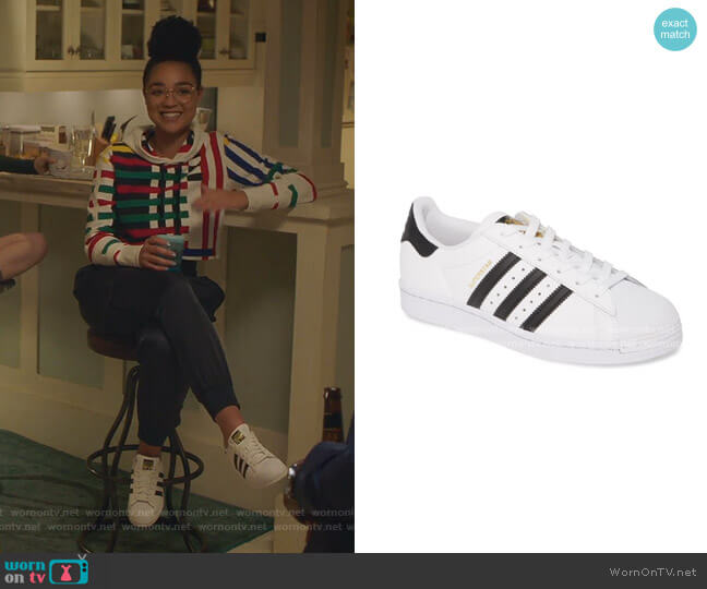 Adidas Superstar Sneaker worn by Kat Edison (Aisha Dee) on The Bold Type
