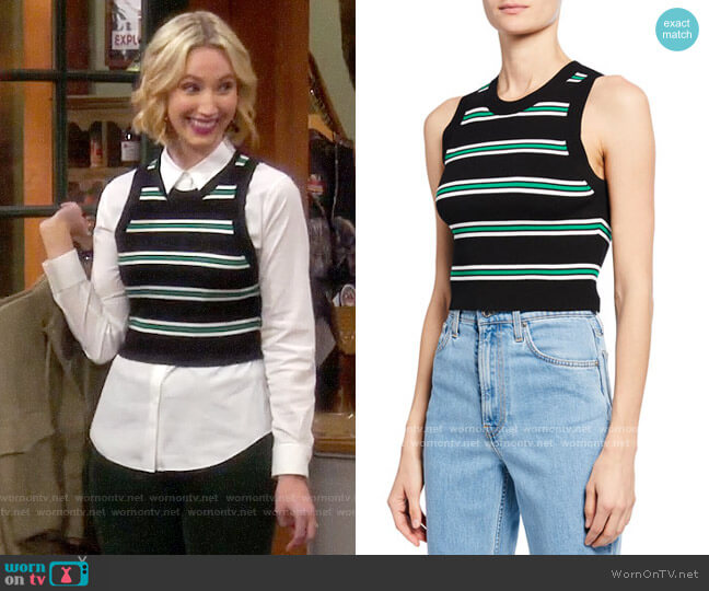 A.L.C. Archer Top worn by Mandy Baxter (Molly McCook) on Last Man Standing