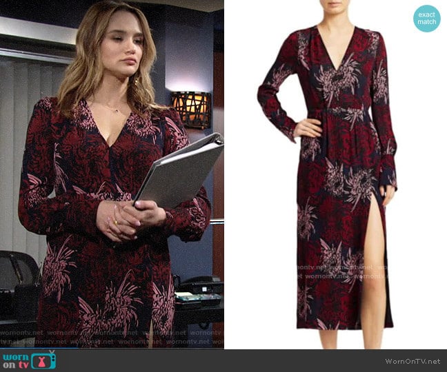 A.L.C Bailey Dress worn by Summer Newman (Hunter King) on The Young and the Restless