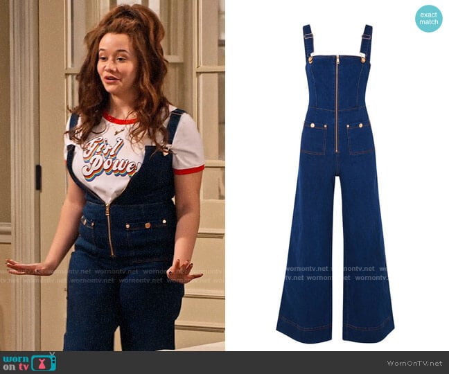 Alice McCall Quincy Overalls worn by Jade (Talia Jackson) on Family Reunion