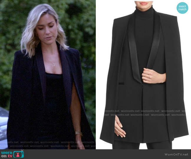 Alice + Olivia Merrie Cape worn by Kristin Cavallari on Very Cavallari