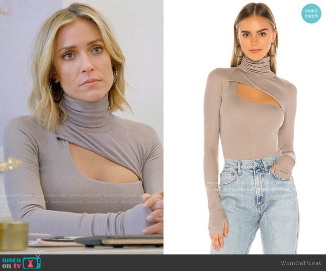 Alix Carder Bodysuit in Dove worn by Kristin Cavallari on Very Cavallari