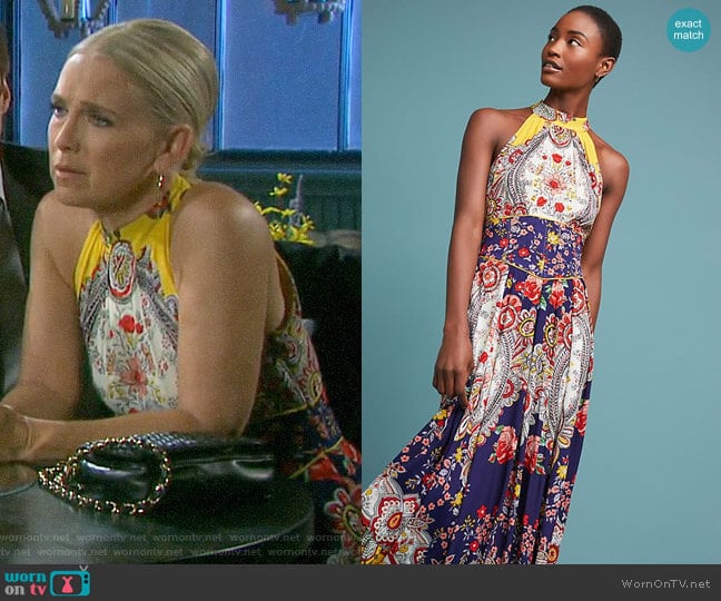 Maeve Myriam Maxi Dress worn by Jennifer Horton (Melissa Reeves) on Days of our Lives