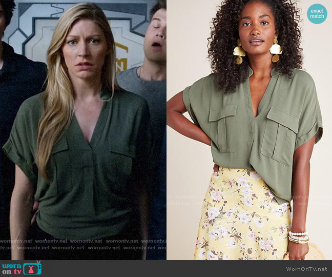 Maeve Amira Utility Top worn by Ava Sharpe (Jes Macallan) on Legends of Tomorrow
