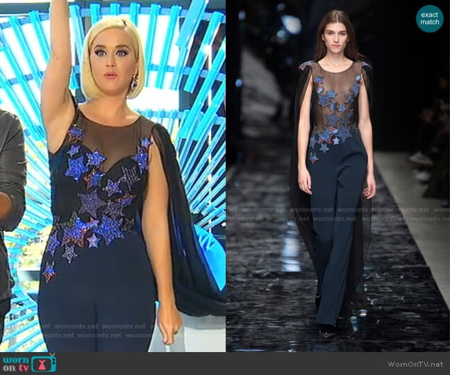 Azzaro Spring 2019 Collection worn by Katy Perry on American Idol