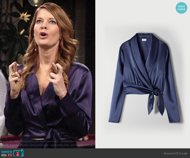 Babaton Davis Blouse worn by Phyllis Summers (Michelle Stafford) on The Young and the Restless