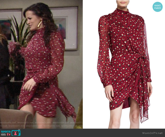 Bardot Kalia Dress worn by Chelsea Lawson (Melissa Claire Egan) on The Young and the Restless