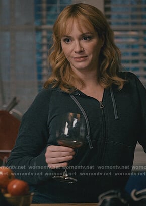 Beth’s gray hoodie on Good Girls
