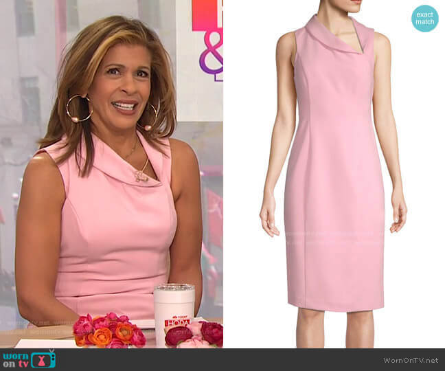 Black Halo Blaze Dress worn by Hoda Kotb on Today