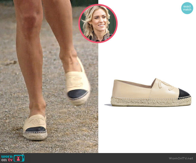 Chanel Lambskin Espadrilles worn by Kristin Cavallari on Very Cavallari