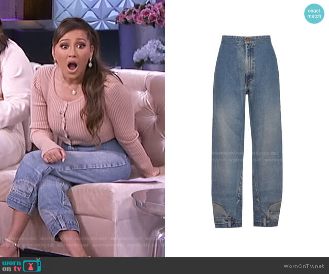 CIE Denim Will Jean worn by Adrienne Houghton on The Real