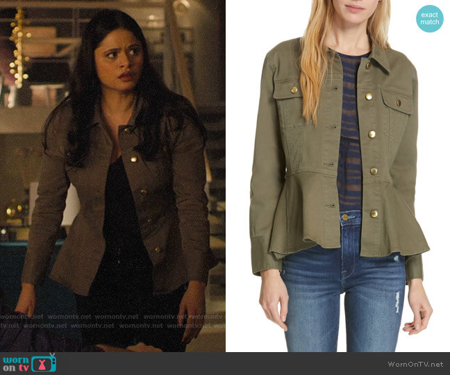 Frame Flounce Hem Jacket worn by Mel Vera (Melonie Diaz) on Charmed