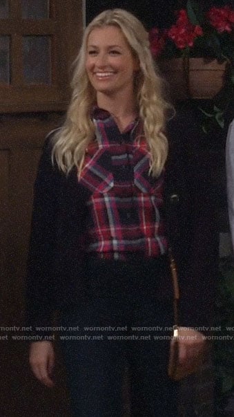 Gemma’s plaid shirt on The Neighborhood