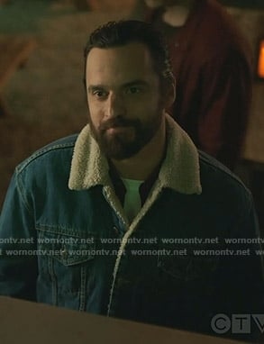 Grey’s shearling denim jacket on Stumptown