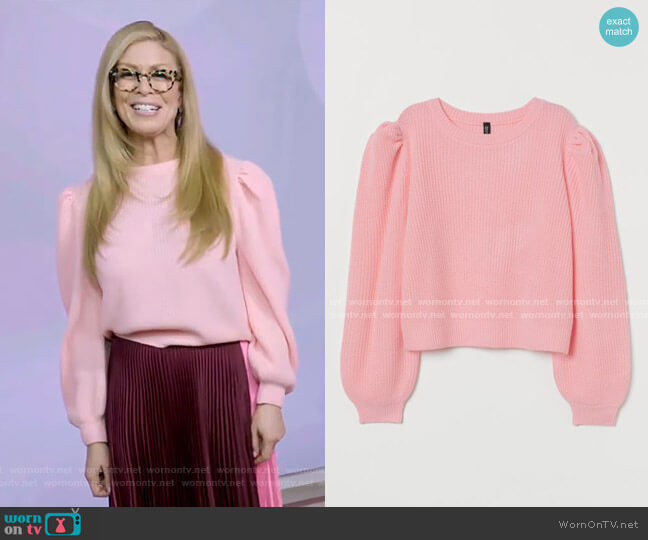 H&M Puff-sleeved Sweater worn by Jill Martin on Today