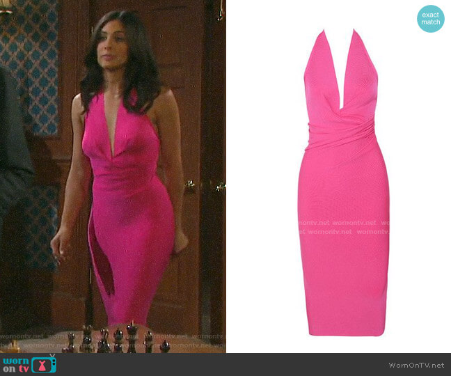 House of CB Marisa Dress worn by Gabi Hernandez (Camila Banus) on Days of our Lives