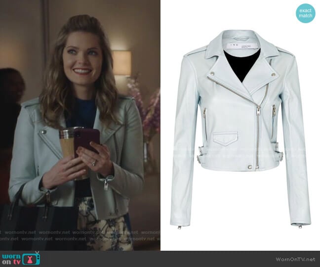 Iro Ashville Jacket worn by Sutton (Meghann Fahy) on The Bold Type