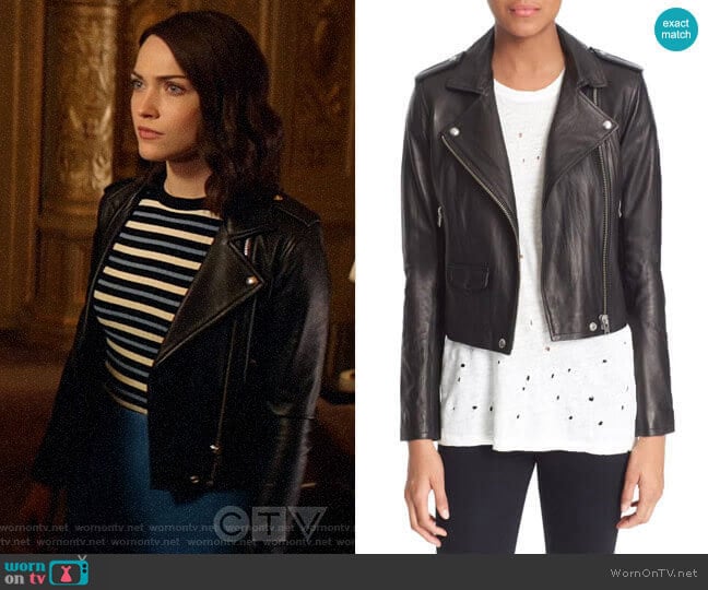 IRO Ashville Jacket worn by Cara Bloom (Violett Beane) on God Friended Me