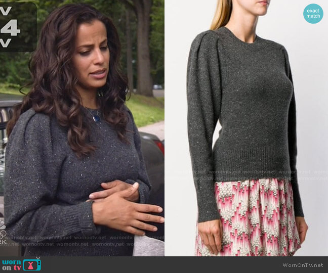 Isabel Marant Colroy Cashmere Jumper worn by Grace Stone (Athena Karkanis) on Manifest