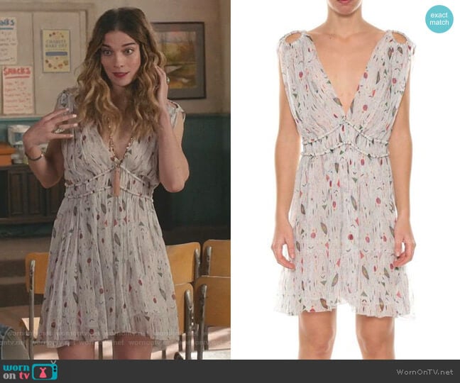 Isabel Marant Etoile Estelle Dress worn by Alexis Rose (Annie Murphy) on Schitts Creek