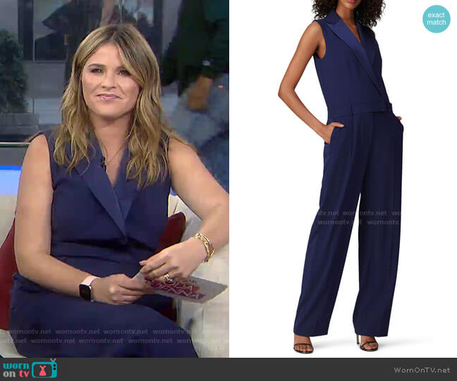 Jason Wu Tuxedo Jumpsuit worn by Jenna Bush Hager on Today
