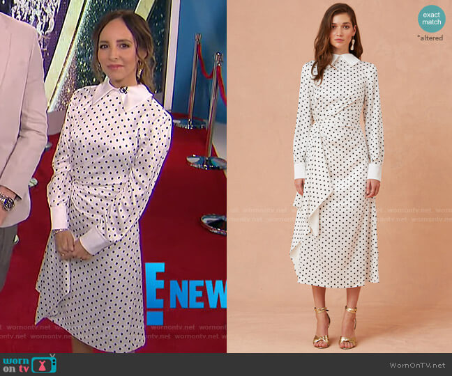 Keepsake Foolish Long Sleeve Dress worn by Lilliana Vazquez on E! News