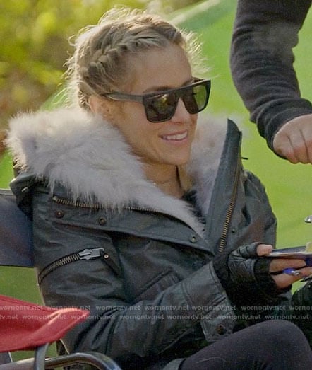 Kristin’s grey parka on Very Cavallari