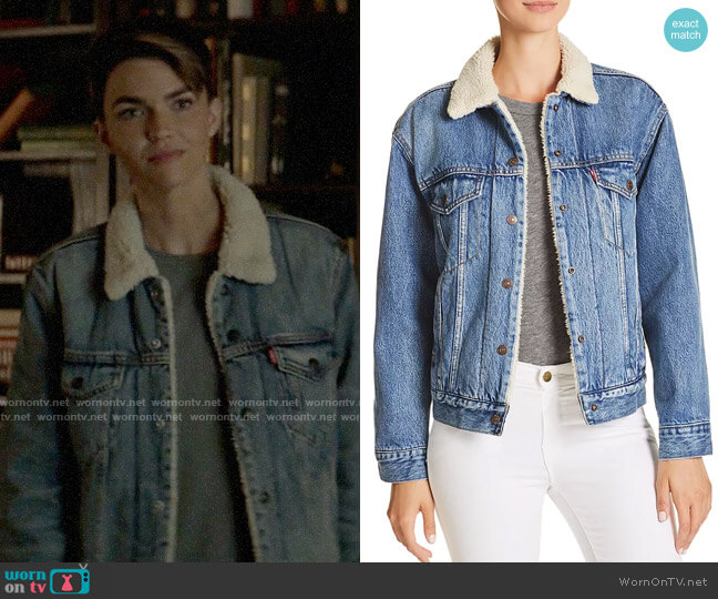 Levis Ex-Boyfriend Sherpa Trucker Jacket worn by Kate Kane (Ruby Rose) on Batwoman
