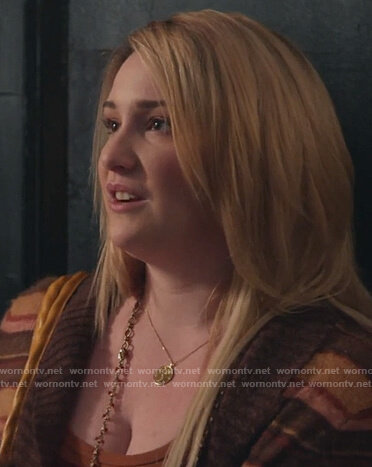 Davia’s moon coin necklace on Good Trouble