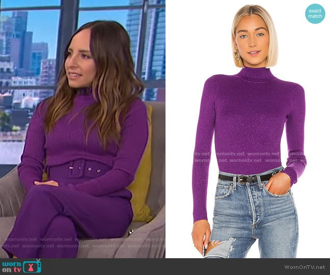 NBD Alter Ego Sweater worn by Lilliana Vazquez on E! News