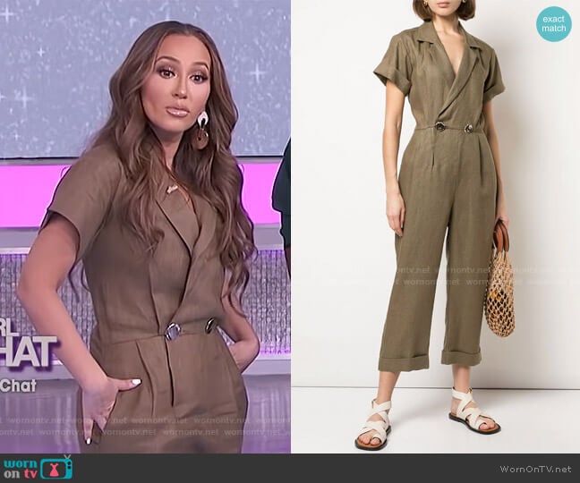 Nicholas Rumi Jumpsuit worn by Adrienne Houghton on The Real