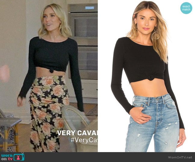 Privacy Please Cassie Crop Top worn by Kristin Cavallari on Very Cavallari