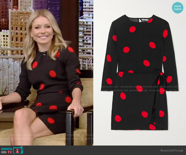 Reformation Janae Dress worn by Kelly Ripa on Live with Kelly and Mark