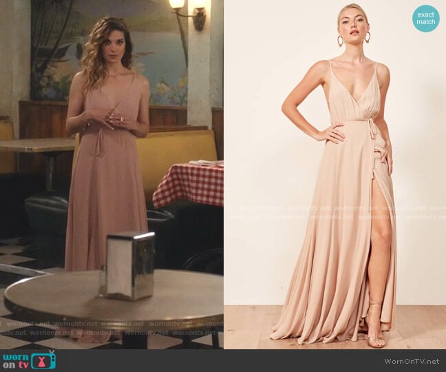 Reformation Callalilly Dress worn by Alexis Rose (Annie Murphy) on Schitts Creek
