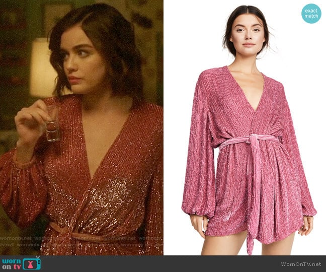 Retrofete Gabrielle Robe Dress worn by Katy Keene (Lucy Hale) on Katy Keene