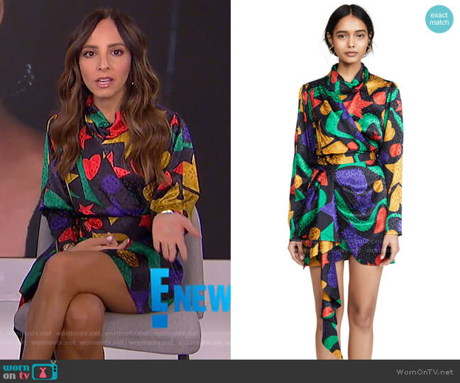 Ronny Kobo Yarden Dress worn by Lilliana Vazquez on E! News