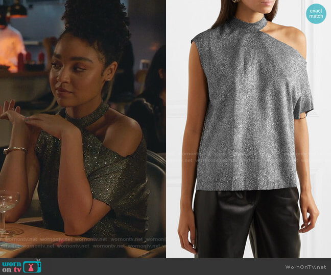 RtA Axel Top worn by Kat Edison (Aisha Dee) on The Bold Type