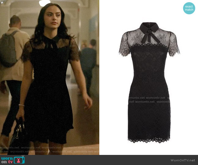 Sandro Rozen Dress worn by Veronica Lodge (Camila Mendes) on Riverdale