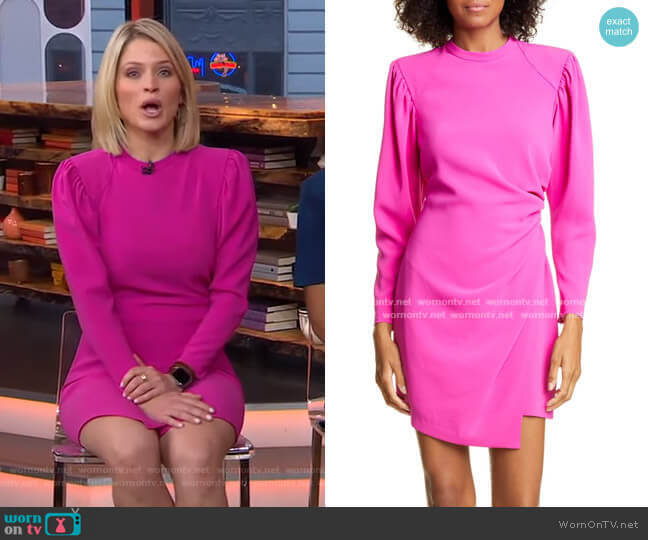 A.L.C. Jane Dress worn by Sara Haines on Good Morning America