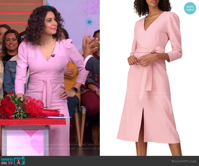 Shoshanna Damia Dress worn by Cecilia Vega on Good Morning America