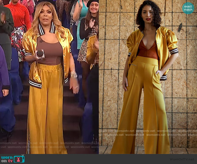 Six 20 Dolly Varden Baseball Jacket worn by Wendy Williams on The Wendy Williams Show