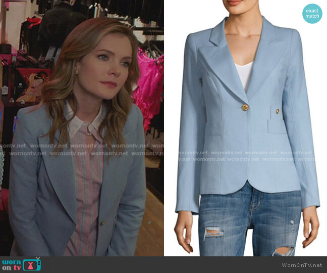 Smythe Duchess Wool Blazer worn by Sutton (Meghann Fahy) on The Bold Type