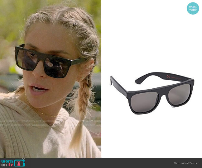 Super Sunglasses Flat Top Sunglasses worn by Kristin Cavallari on Very Cavallari