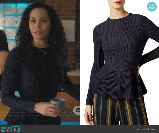 Ted Baker Jariala Sweater worn by Macy Vaughn (Madeleine Mantock) on Charmed