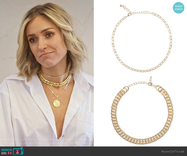 Uncommon James Choker Link Necklace worn by Kristin Cavallari on Very Cavallari