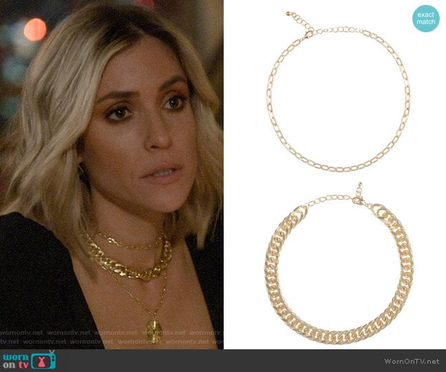 Uncommon James Choker Link Necklace worn by Kristin Cavallari on Very Cavallari