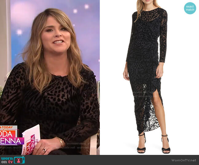 Veronica Beard Lara Midi Dress worn by Jenna Bush Hager on Today