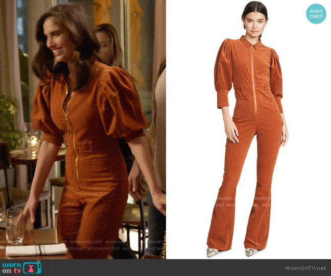 WeWoreWhat 70s Jumpsuit worn by Brittainy Taylor on Very Cavallari
