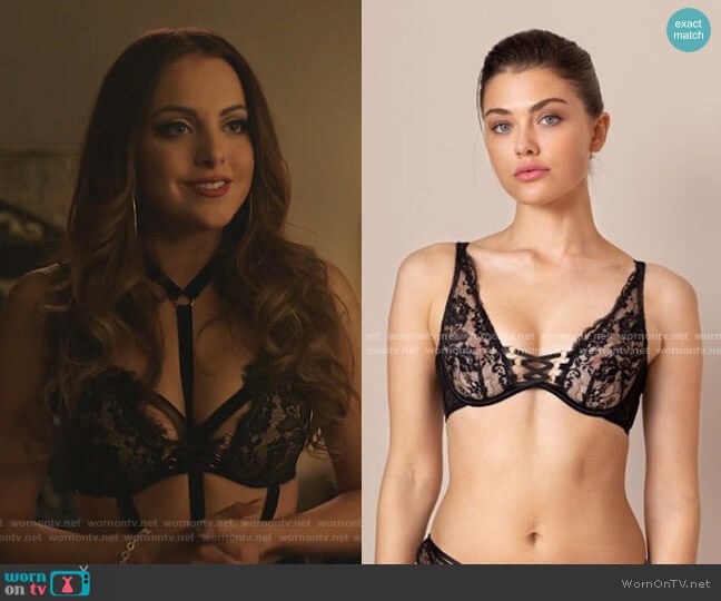 Agent Provocateur Essie High Apex Underwired Bra worn by Fallon Carrington (Elizabeth Gillies) on Dynasty